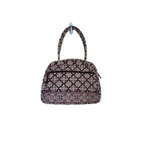 Vera Bradley Maroon Medallion Shoulder Bag, Zipper Closure